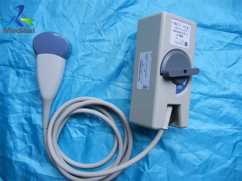 GE AB2-7-D curved array ultrasound transducer probe