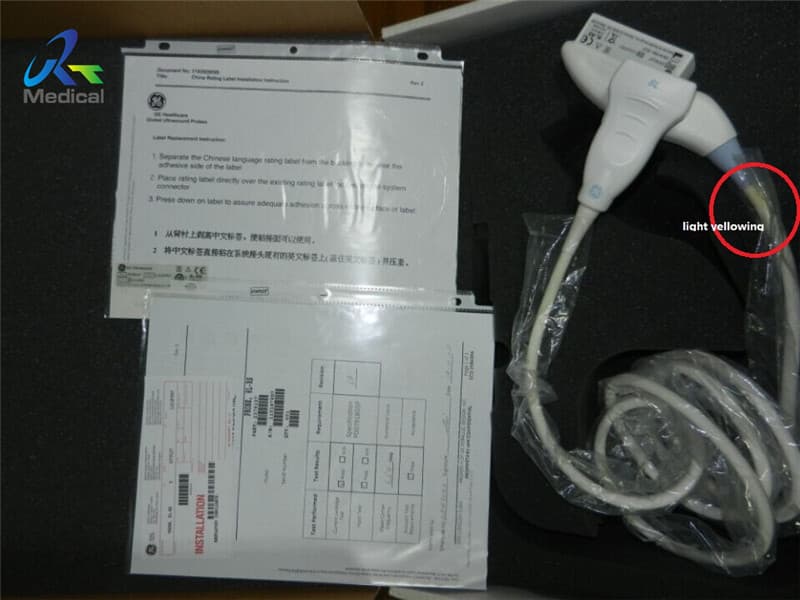 GE 8L-RS linear array versatile ultrasound transducer
