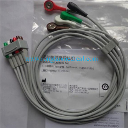 GE multi-link 5 leads coupling button cable (Model:411200-001)